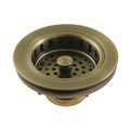 Kingston Brass KBS1003 Kitchen Sink Basket Strainer, Antique Brass KBS1003